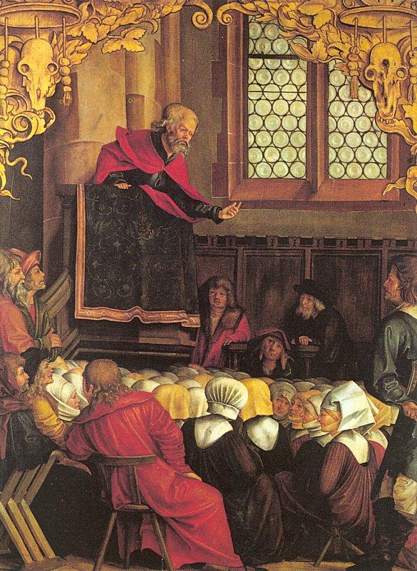 Hans Suss von Kulmbach The Sermon of St.Peter oil painting image